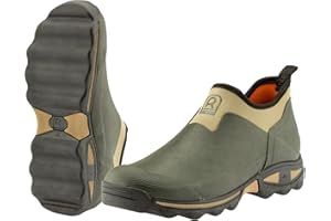 Rouchette Homme Clean Land Botte de Pluie, Kaki, 46 EU