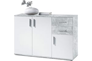 AVANTI TRENDSTORE Bea - Cassettiera/comó in Legno Laminato nella misura 120x82x35 cm, disponibile in diversi colori. Perfetto per soggiorni, ingressi o camere da letto