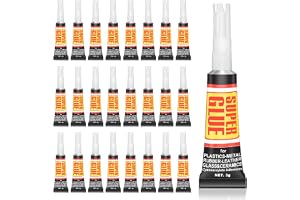 Flintronic 24 stycken superlim extra stark gel, 3 g kraftfullt universallim, svetsning höghållfast oljelim, vattentätt superlim, superlim, för plast metall keramik läder harts