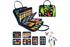 LearnToy Busy Board - Dinosaur Montessori Toys for 3 4 5 Year Old - Sensory Toys for Autistic Children - Toddler Travel Toys - Busy Book for Toddlers Activities as Boys Girls Gift