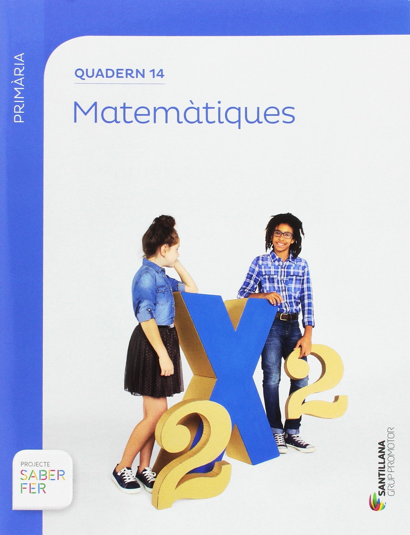 QUADERN 14 MATEMATIQUES 5 PRIMARIA 2 TRIM SABER FER