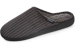 Isotoner Chaussons pantoufles Mules homme semelle à mémoire de forme, EU,