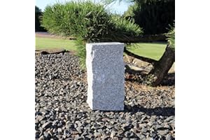CLGarden Quellstein Granit Säule 30cm für den BAU von Gartenbrunnen Springbrunnen DIY