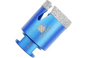 Trepans Pour Carrelage 40mm - BRSCHNITT Trepan Diamant m14 pour Perçage à sec en Porcelaine Carrelage Granit Marbre