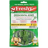 Freshy Green Dental Bones Medium K&ouml;pek &Ouml;d&uuml;l&uuml; 140g &ndash; Ağız Kokusu Giderici, Diş Temizleyici, Plak &amp; Tartar &Ouml;nleyici, Doğal Klor