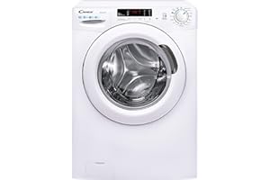 Candy Smart CS1292DE-11 Lavatrice, 9 Kg, 1200 Giri, 16 Programmi, Connettività NFC, Cicli Rapidi, Rilevatore Kg, Classe D, 60x52x85 cm, Bianco