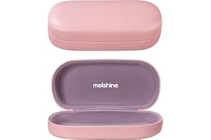 molshine Étui rigide pour lunettes de soleil en cuir PU, étui classique extra large pour lunettes de soleil et lunettes surdimensionnées