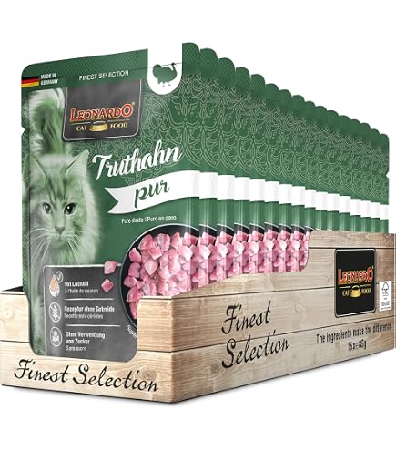 LEONARDO Sachets fracheurs Nourriture Humide pour Chats