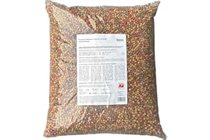 KOI- UND BONSAIPARK HERDECKE Koi Herdecke - 5 kg Fischfutter Mix für Koi's | Schwimmende Pellets von 6 mm | geeignet für Zierfische - Goldfische - Orfe - Shubunkin | 5 Kilo Pack - Alleinfuttermittel