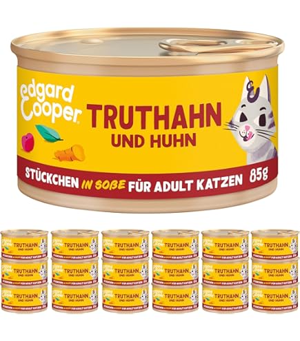 Edgard & Cooper Natvoer voor katten adult paté multipack 680 g | Ontdek