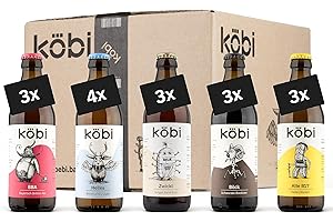 köbi | Probierset | Starter | Craft Bier Set Mix (16x 0,33l) | Bier-Mix, Bier Box Craft Beer Bier Geschenke für Männer Biergeschenk | inkl. 1,28 € Pfand