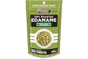 Seapoint Farms Dry Roasted Edamame, Wasabi, 3.5-Ounce Pouches (Pack of 12)