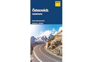 ADAC Länderkarte Österreich 1:300.000: Straßenkarte und Autokarte