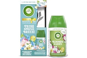 ‎AIR WICK Air Wick Freshmatic Max Starter-Set Fresh Spring Breeze 250ml + Air Wick Freshmatic Max Nachfüller Blooming Garden 250ml