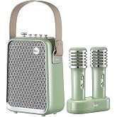 Divoom SongBird-HQ &Ccedil;ift Karaoke Mikrofonlu Bluetooth Hoparl&ouml;r (Yeşil)