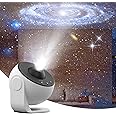 Planetarium Star Projector Light with 12 Planet Discs,Realistic Galaxy Timed Silent 360° Rotation for Kids Adjustable Focus Starry Sky Night Baby Ceiling Decor,5W