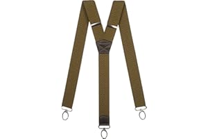 Olata Tirantes Resistentes En Forma De Y Con Clips De Mosquetón - 4 cm