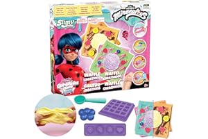Miraculous Ladybug - Créations de pâtisseries Sprinkles N' Slimy - Kit de Slime - Création de gaufres - Jouets d'Imitation pour Enfants avec ingrédients et Accessoires