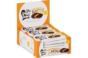 Pip & Nut - Dark Chocolate Almond Butter Cups (15 Pack - 2 Cups per Pack) | Single Origin Chocolate, Real Almond Butter, Natural Nut Butter, No Palm Oil, Vegan, Gluten Free