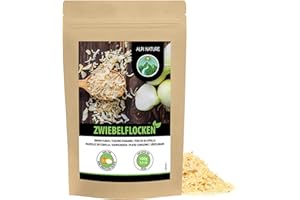 Alpi Nature Onion Flakes 100g 3.5 oz, Onion Pieces 5-30mm, Dried and Chopped Onions for Cooking