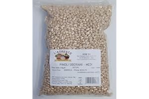 DRYFRUIT L'AGRESTE - PINOLI SIBIRICA SELVAGGI SIBERIANI - RUSSIA - PRIMA SCELTA. Confezione sottovuoto da 1 Kg