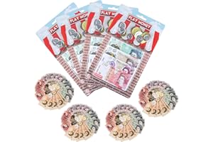 NAVOYS Sterling Pound Play Money Currency for Educational Learning - Bank and Shop Role Play - Literacy - Numeracy - Pretend Play Set - Fake Money Cash UK (4pk Play Money)