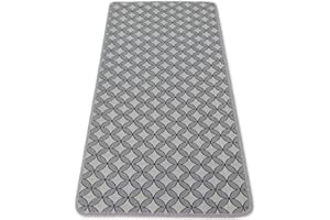 Casatessile Cocina Amplia Alfombra de Plata 50 cm. - VAR. 2, 200 cm.