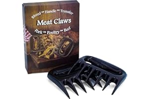 Kyto Viande Griffes de viande Meat Claws Set de 2 Pulled Pork Fumoir Hacher Accessoires BBQ Grill