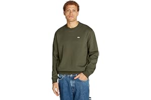 Tommy Jeans Sudadera Hombre Regular Fit Flag Fleece con Cuello Redondo