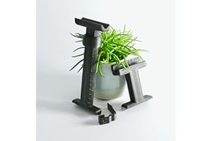 Generisch Wspornik dystansowy V2 do Tefal/Rowenta Optigrill XL + klips blokujący + przedłużka, dystans, pomoc przy grillu