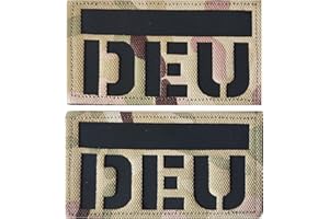 AXEN Reflective Germany Flag Patch, German IR Flag Tactical Patches Hook and Loop Applique for Military Uniform Tactical Bag Jacket Jeans Hat, Tan