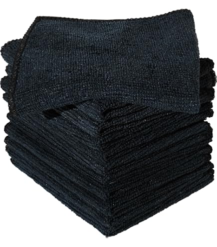 wolk Panni in microfibra – 10 pezzi – Dimensioni: 40 x 40 cm – Colore: arancione – Materiale: poliestere/poliammide – stracci, panni per la pulizia, panni – bagno, torta, gastronomia
