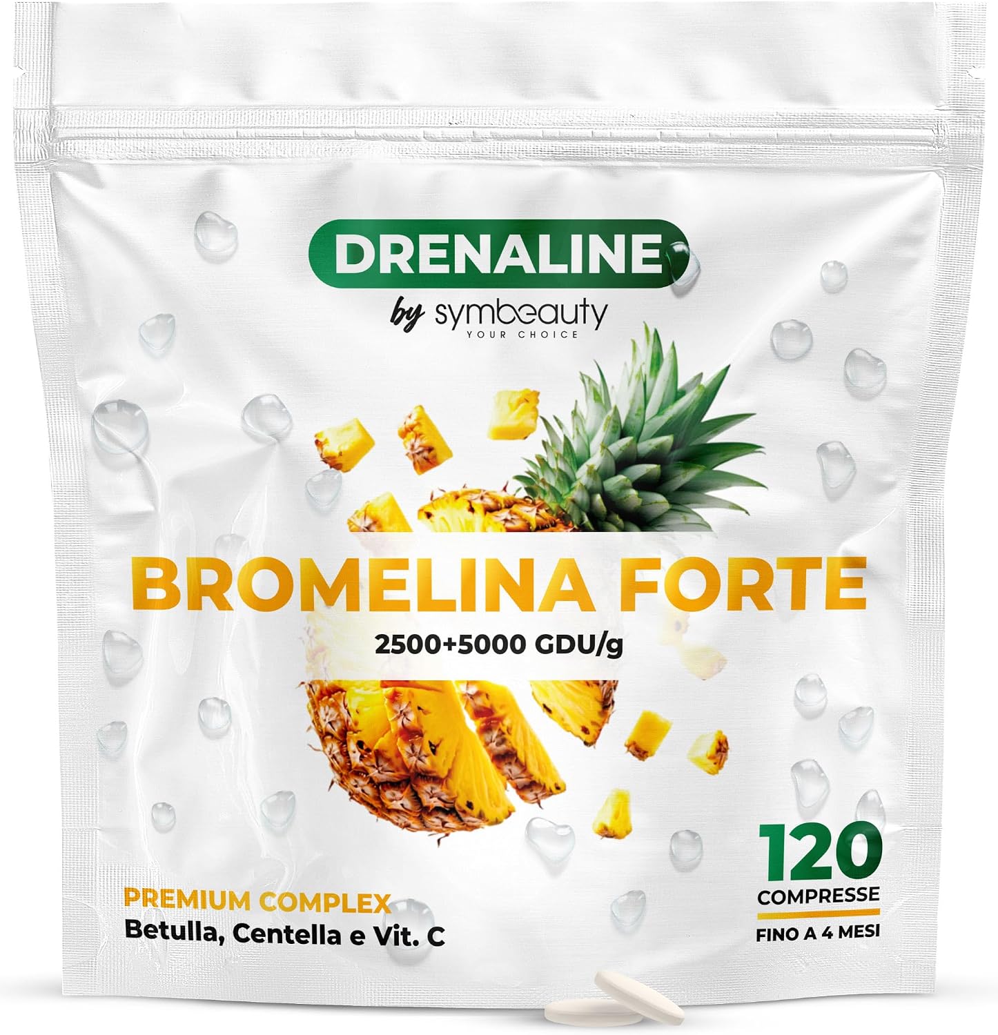 Faut-il Acheter le Symbeauty Bromelina Forte Drenaline 120 Cpr 4 (Sélection) ? Notre Avis