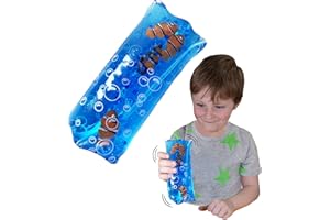 WIGGLY JIGGLY Giocattoli Ondeggianti - Pesce Pagliaccio di Deluxebase. Grande serpente d'acqua morbido con figure di pesci pagliaccio. Fantastici giocattoli sensoriali per l'autismo e per l'ADHD