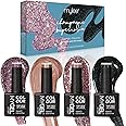 Mylee Gel Nail Polish Quad Colour Set 4x10ml [Champagne Supernova] UV/LED Soak-Off Nail Art Manicure Pedicure for Professional, Salon & Home Use - Long Lasting & Easy to Apply