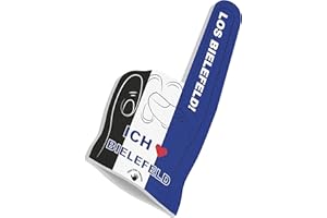 ‎HIGH FIVE FINGERS HIGH FIVE FINGERS My City Fahne Flagge Schaumstoff Hand für Fussball, Handball, Leichtathletik | Fanartikel für Spiele, Stadion und Events | One Size | 40 x 20 x 2,5 cm