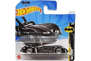 Hot Wheels - Batman & Robin Batmobile - Batman 2/5 - HRY54 - Short Card - DC - Mattel 2024