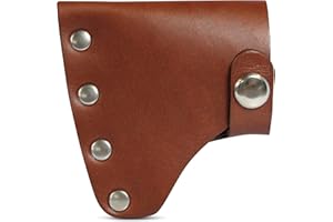 American Bench Craft Leather Hatchet Sheath fits ESTWING Hatchet Sportsman's Axe Models E14A & E24A - (Hatchet Not Included) (Brown)