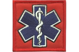 2AFTER1 EMS EMT Star of Life Paramedic Medical Morale Tactical Army Gear Hook&Loop Patch