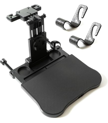 Table Voiture Siège Arrière NEWFUN - Avec Porte-boissons, Support Téléphone, Réglable - 11