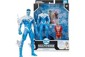 McFarlane 64385678 Figurine Superman de la Justice League DC Multiverse, Collection Collet to Build-a Plastique Man, articulée en 22 Points, Mesure 18 cm, pour collectionneurs, Bizak