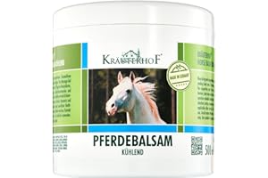 KRAUTERHOF Kräuterhof Horse Balm Cools and Revitalises Precious Herbal Extracts from Horse Chestnut Arnica Rosemary and Mint Oil 500 ml Tub Sealed with Aluminum Foil