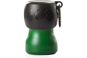 H2O4K9 Water Bottle, 270 ml, Treefrog Green