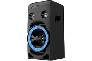 HANLIM Party Speaker, Compact System, Mini System, HiFi System, 100 W CD Player, 2 Microphone Ports, Bluetooth, FM Radio, AUX-In, USB In, Headphone Jack and LED, Remote Control