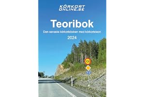 Teoribok : den senaste körkortsboken 2024 med körkortsteori