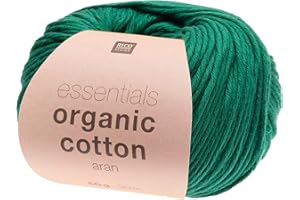 RICO DESIGN Essentials Organic Cotton Aran 016 Ivy