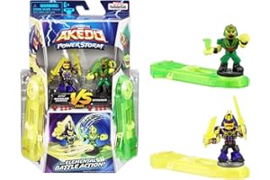 Legends of Akedo Powerstorm kontra opakowanie 2 mini wojownicy walczący i 2 kontrolery bojowe Epic Shockblade Twinfang kontra Viperwrath, 15172
