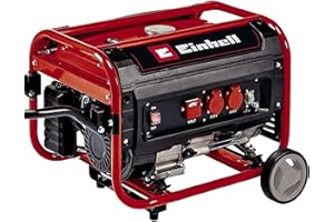 Einhell Générateur (essence) TC-PG 35/E5 (puissance maximale de 3 100 W, moteur 4 temps à faibles émissions, 2 prises de courant 230 V, réservoir 15 litres, disjoncteur de surcharge)