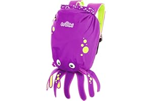 Trunki PaddlePak Sac à Dos Enfants de Natation Étanche pour Enfants et Sac de Sport Enfants – Sac Enfants Inky la Pieuvre (Violet)