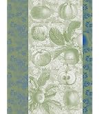 Torchon De Cuisine "Fraises" - 100% Coton - Dimensions 60 X 80 Cm - Jacquard Français - Lavable 60°C - 5